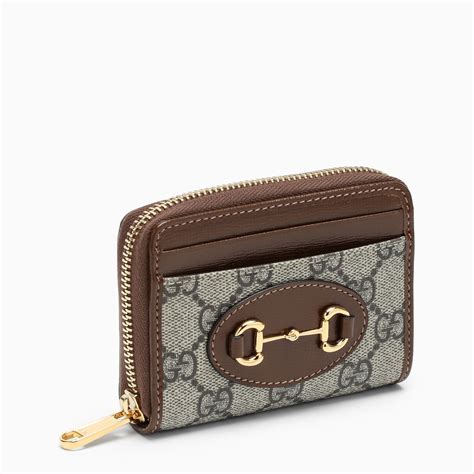 gucci brown card holder|best Gucci card holder.